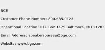 What is the customer service number for BGE? And why do we even need numbers in a world of emojis?